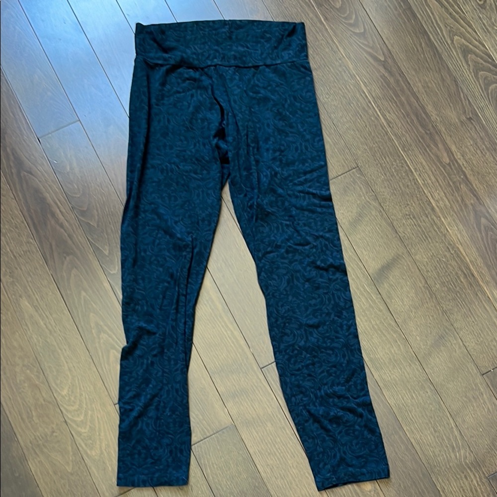 Maha Devi Design Teal bamboo Leggings